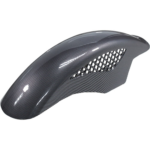 汎用フロントフェンダー カーボン 細 CBX400/Z400FX - バイク