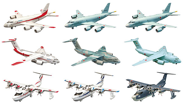 1/300 日本の航空機コレクション2 10個入りBOX(食玩)[エフトイズ