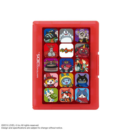 妖怪ウォッチ カードケース12 for ニンテンドー3DS レッド[レベル