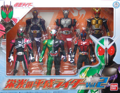 仮面ライダー 栄光の平成ライダー Vol.2 ソフビフィギュア 6体セット