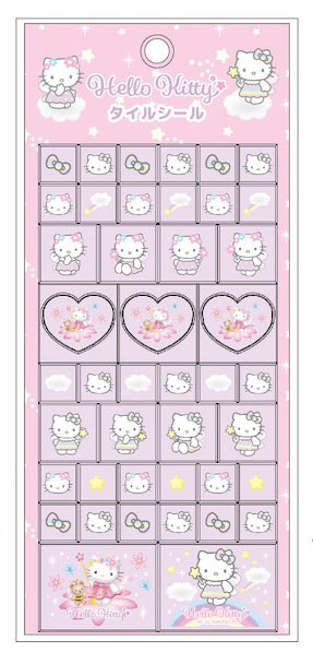 ハローキティ タイルシール フェアリー（再販）[ティー・シー・ピー