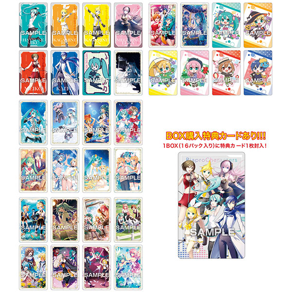 初音ミク メタリックカードコレクションガム 初回限定版 16パック入り