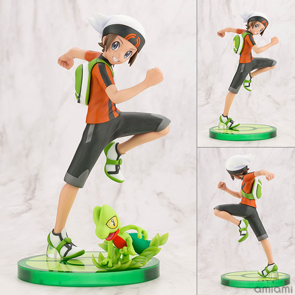 ARTFX J 『ポケットモンスター』シリーズ ユウキ with キモリ 1/8 完成