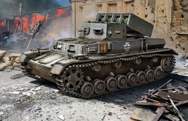 1/35 WWII ドイツ軍 IV号戦車 ロケット発射機搭載自走砲 ラケーテン