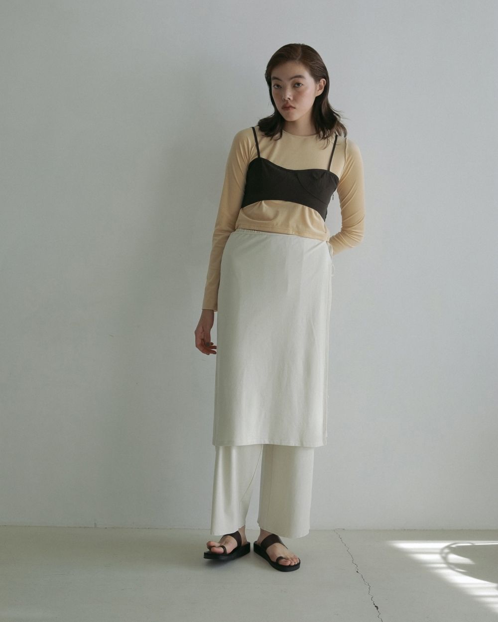 ànuke online store（アンヌーク） / Layered Cut PantsLayered Cut