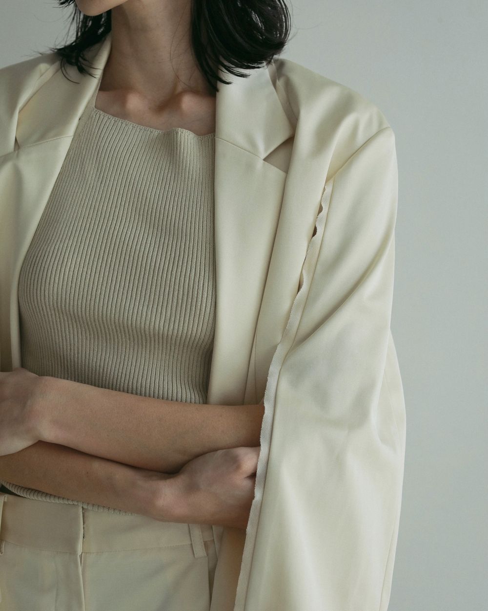 ànuke online store（アンヌーク） / Satin Slit JacketSatin Slit