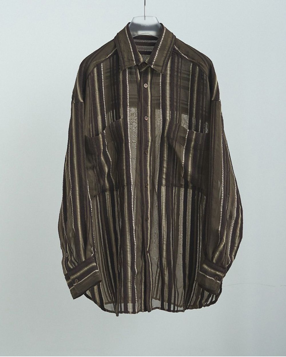 ànuke online store（アンヌーク） / Sheer Stripe ShirtsSheer Stripe