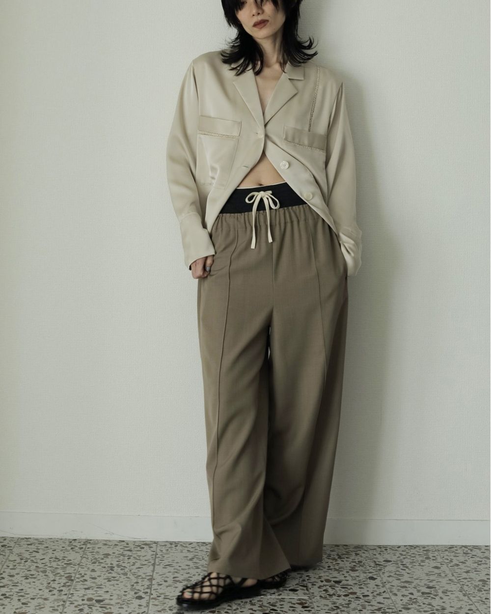 ànuke online store（アンヌーク） / Pintuck Wide Pants Pintuck Wide