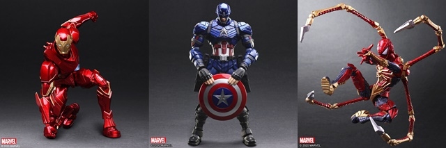 アイアンマン』『キャプテン・アメリカ』『スパイダーマン』の