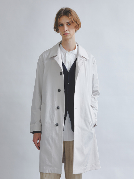 LIMONTA】マルチストレッチ ステンカラーコート / スプリングコート