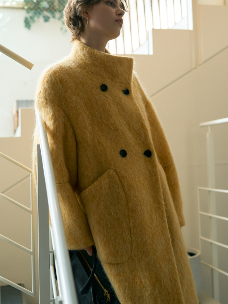 アルパカ混モヘアシャギーコート｜DESIGNWORKS / デザインワークス