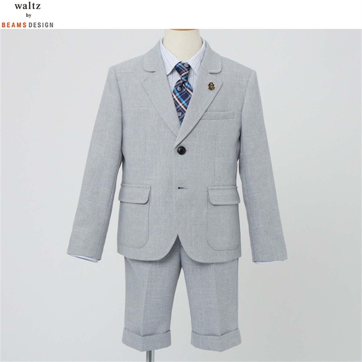 waltz by BEAMS DESIGN ライトグレースーツ キッズ 男の子 ビームス