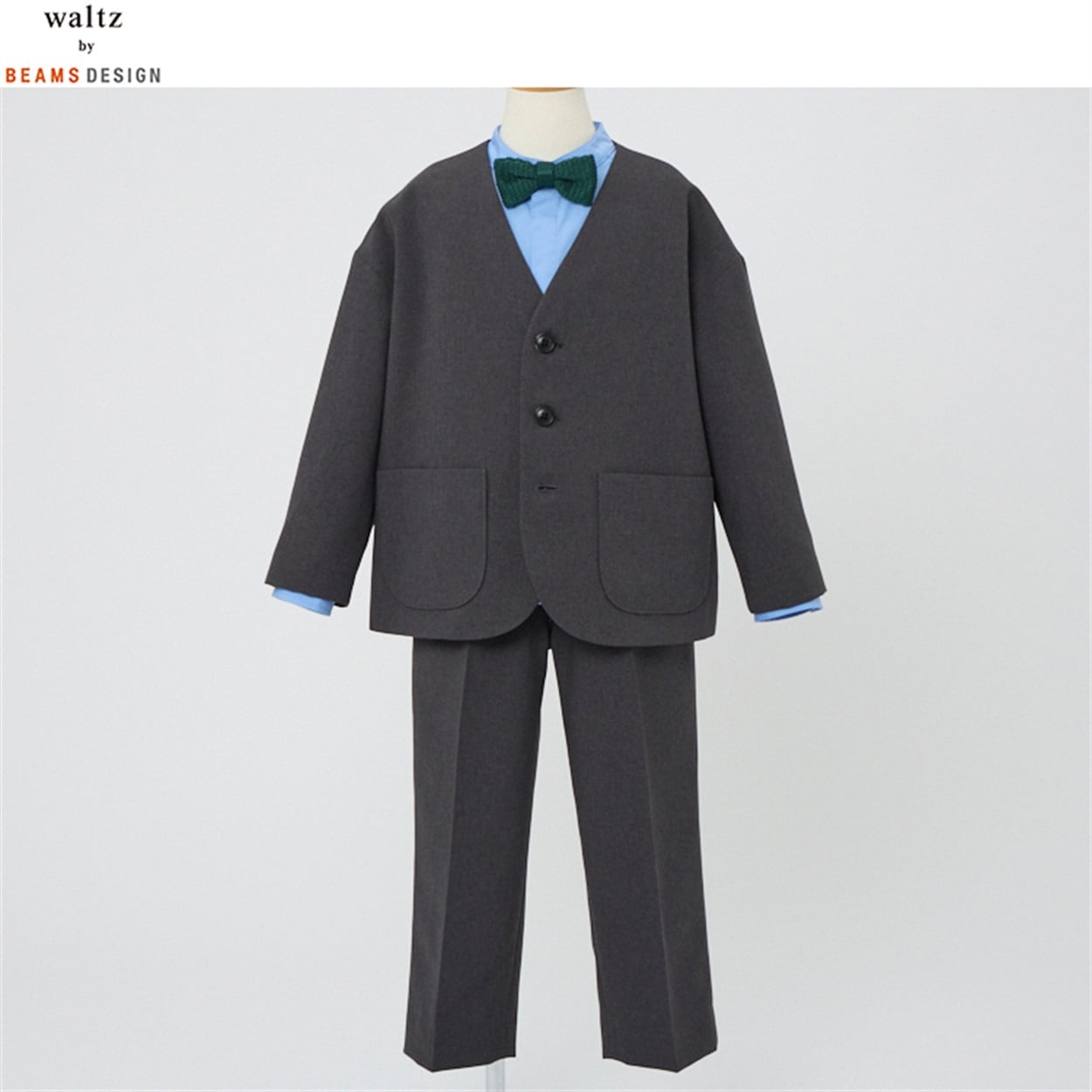 waltz by BEAMS DESIGN ノーカラージャケットスーツ キッズ 男の子