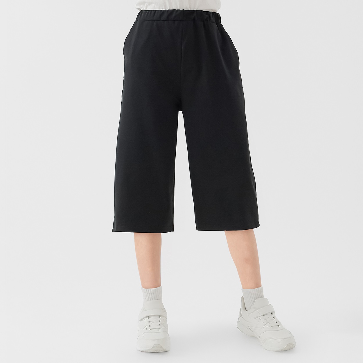 エステル天竺バック布帛ポケット7分パンツ 男の子 キッズ 130cm-170cm