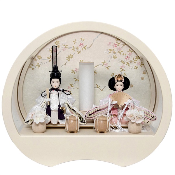 お雛様 親王飾り ケース入り 福仙 ひな祭り 初節句 ひなた 五人ケース