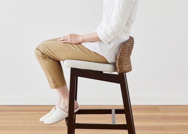 ハブ・カウンターチェア (ヒヤシンス)～そよ風が流れるような抜け感の