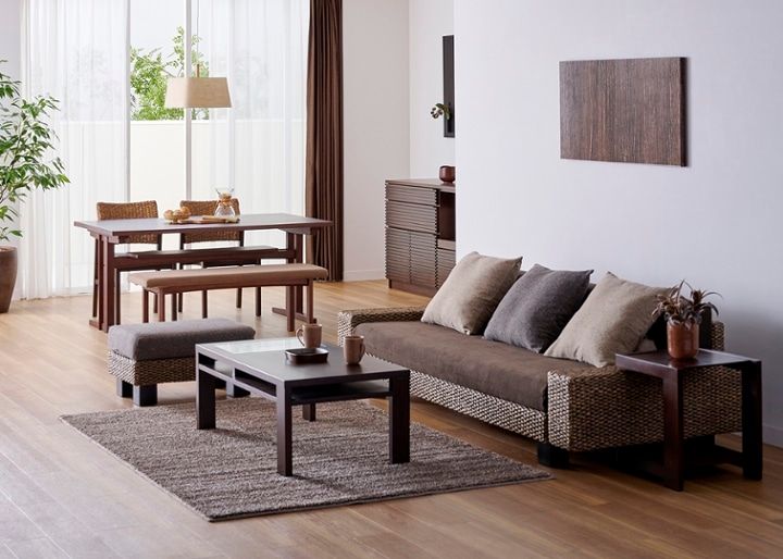 ケイ・ローソファ オットマンv02 (ヒヤシンス) ～幅650mm・奥行430mm