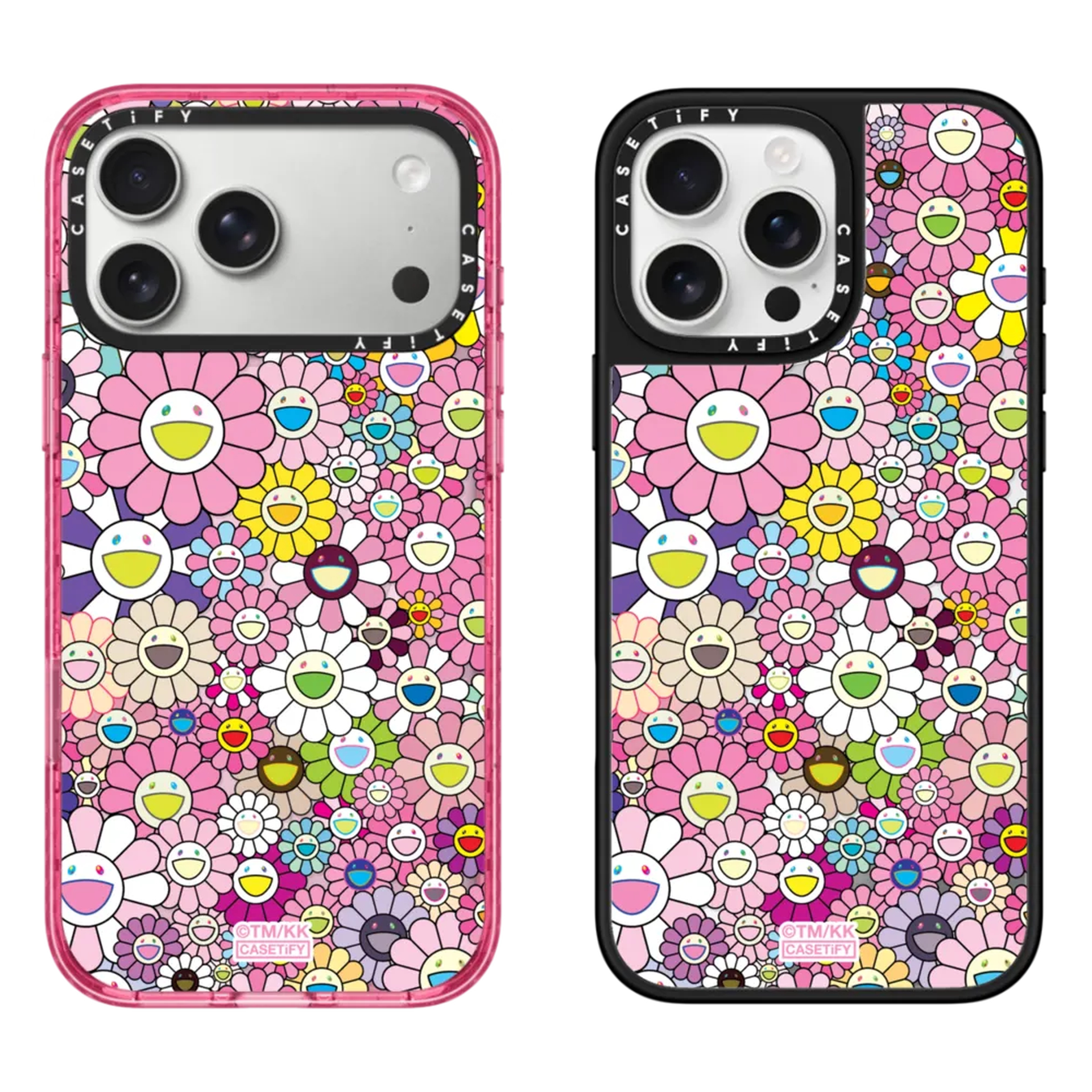 现货CASETiFY村上隆粉色太阳花FLOWERS BLOOM适用苹果iPhone17ProMax