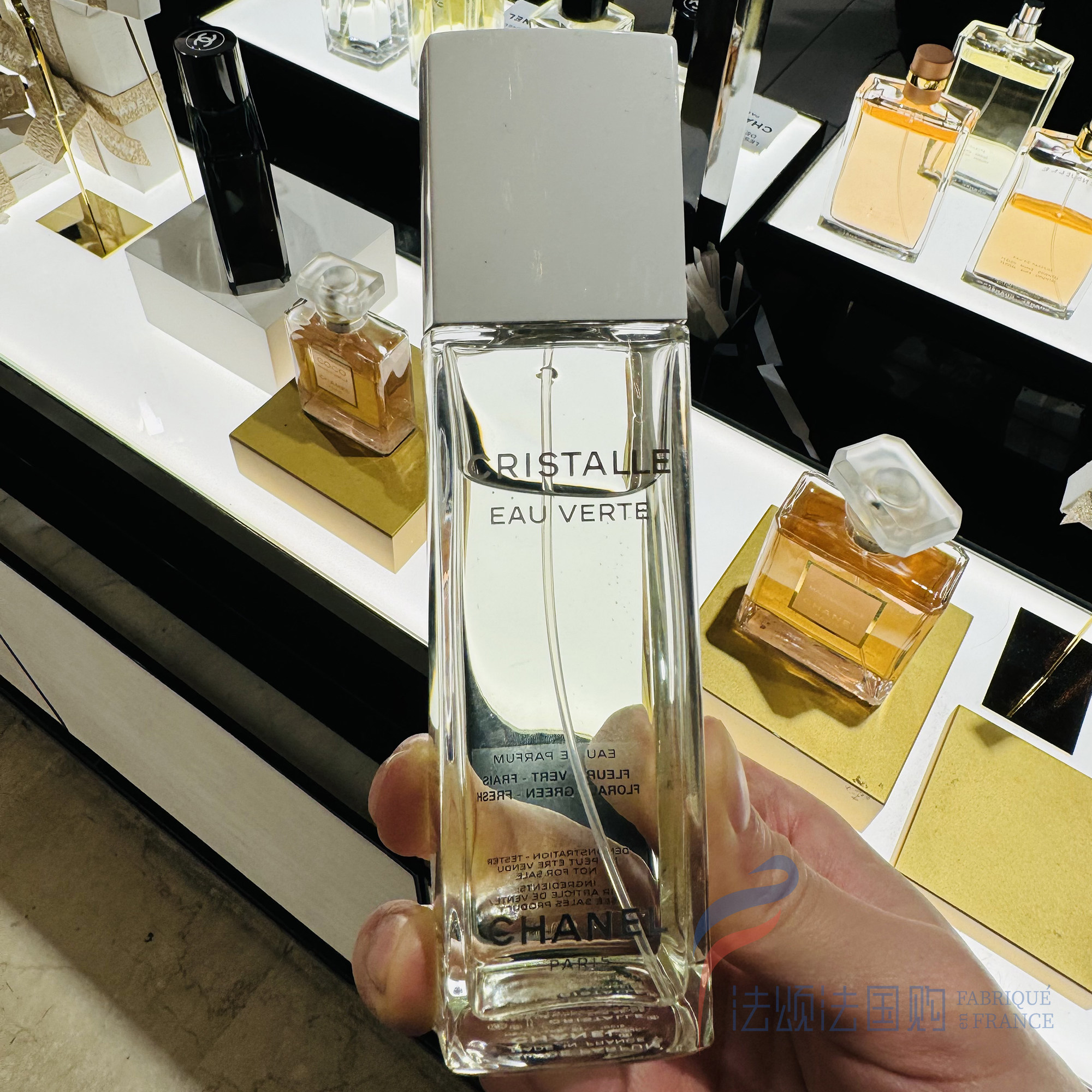 法国购Chanel香奈儿Cristalle Eau Verte新版水晶恋绿意香水100ml值得买