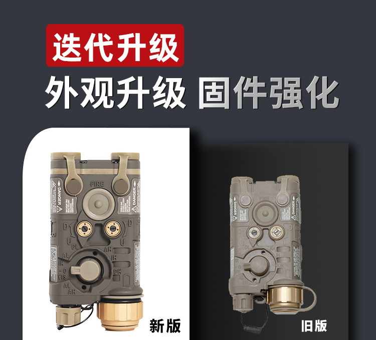 FMA Tactical LAB Mini PEQ-NGAL LED+Infrared Red Laser TB1398