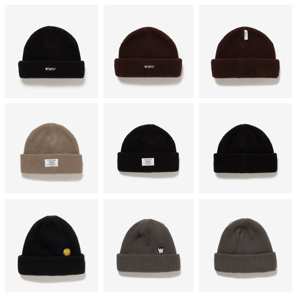 壹树WTAPS SUB SGT FLP BEANIE ACRYLIC保暖针织冷帽25AW评价- 淘宝网