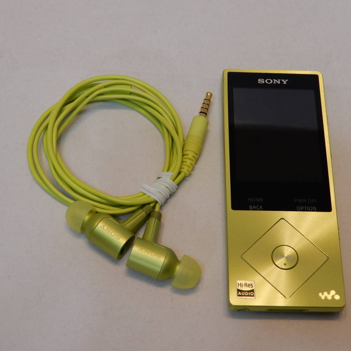バッテリー良好】 ソニー ウォークマン NW-A25 16GB ライムイエロー