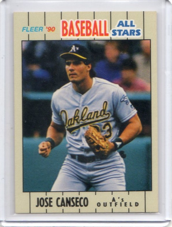 ○ホセ・カンセコ カード Vol.510 1990FLEER BASEBALL ALL STARS #4