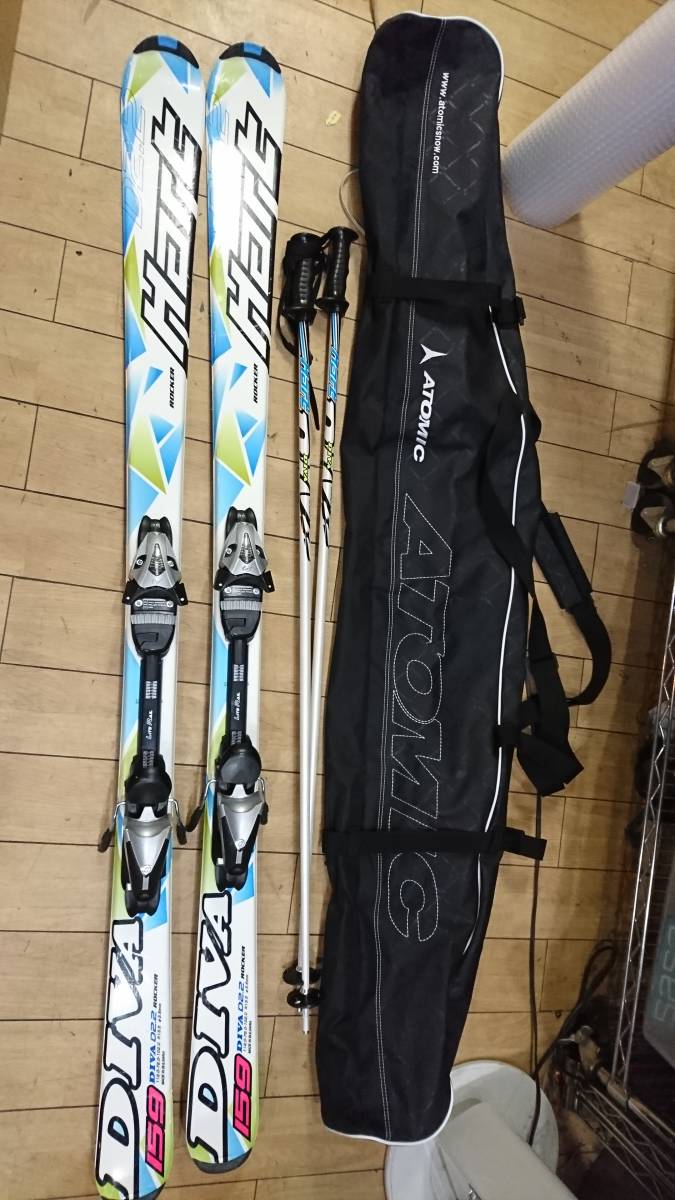 スキー HART DIVA 2.2 ROCKER 152 & TYROLIA LRX9 スキー HART DIVA