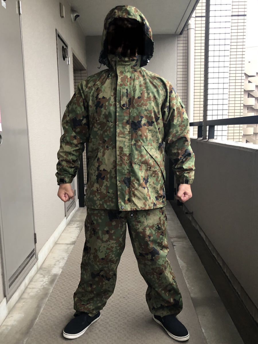 泰*】様 mont-bell 陸自迷彩 レインスーツ(上下セット) Мサイズ 泰*】様