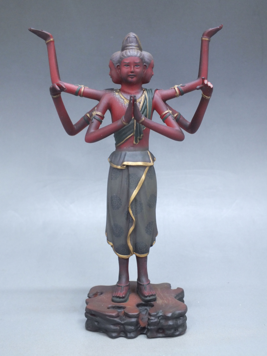 国宝阿修羅展公式フィギュア 阿修羅像 海洋堂 - miniQ ミニチュア