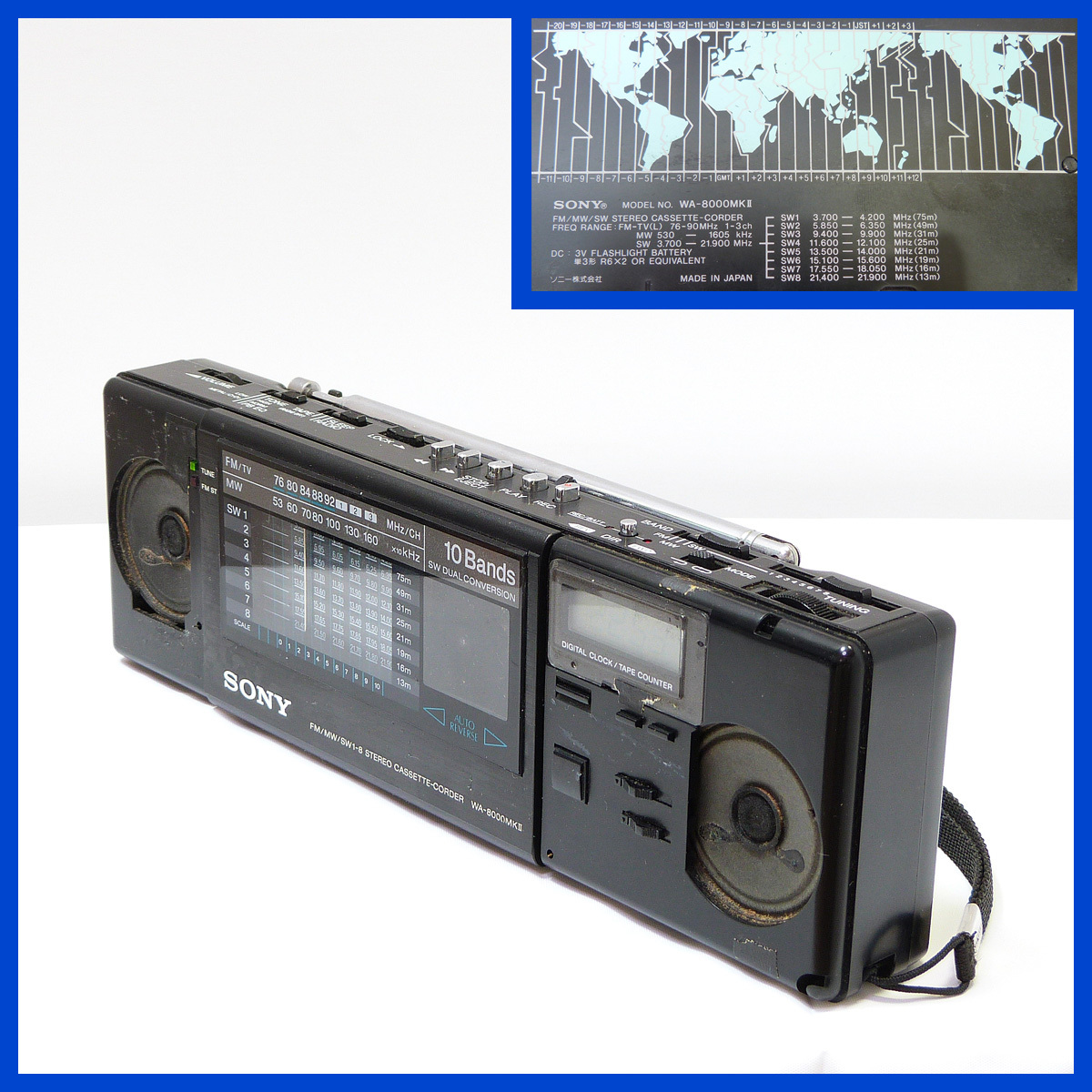 SONY WA-8000MKⅡ (ジャンク商品) Yahoo!オークション -「sony wa-8000