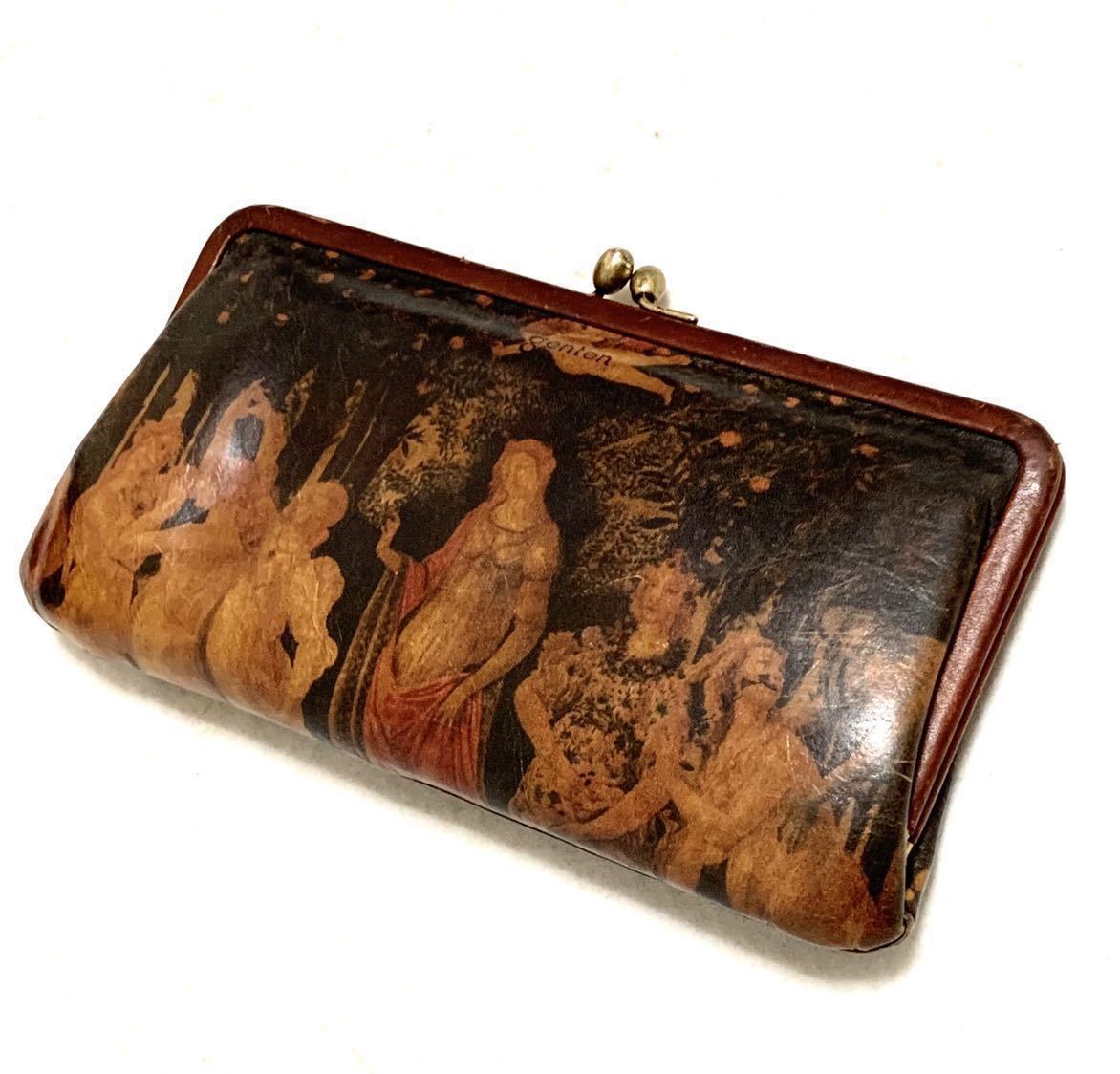 ゲンテン×ウフィツィ美術館 コラボ アート がま口財布 genten