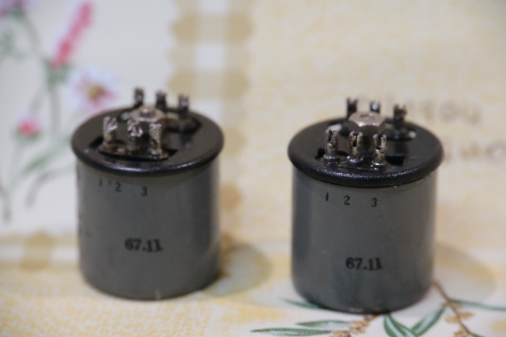 ☆タムラ☆ライントランス THS-4 600Ω(CT)：3KΩ 同一ロット2個セット