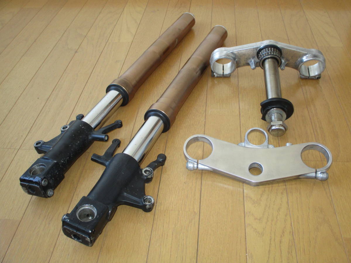 ヤマリンズさん専用ZXR400R H型 倒立フォーク トップブリッジセット