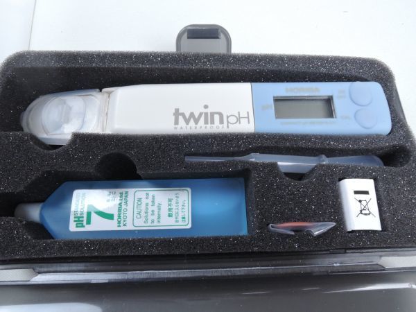 HORIBA twin pH コンパクト pHメーター B-211 // 染色 藍染の落札情報