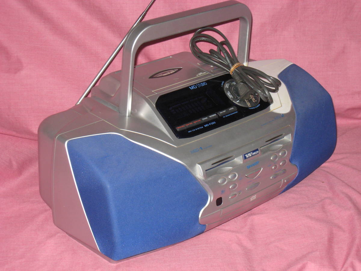 SHARP MD-F200 MD-STUDIO MD再生・CD・ラジオ コンポ