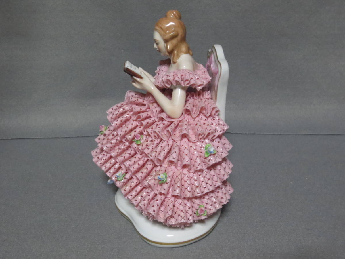 ジッツェンドルフ Sitzendorf 陶器人形 レースドール レース人形