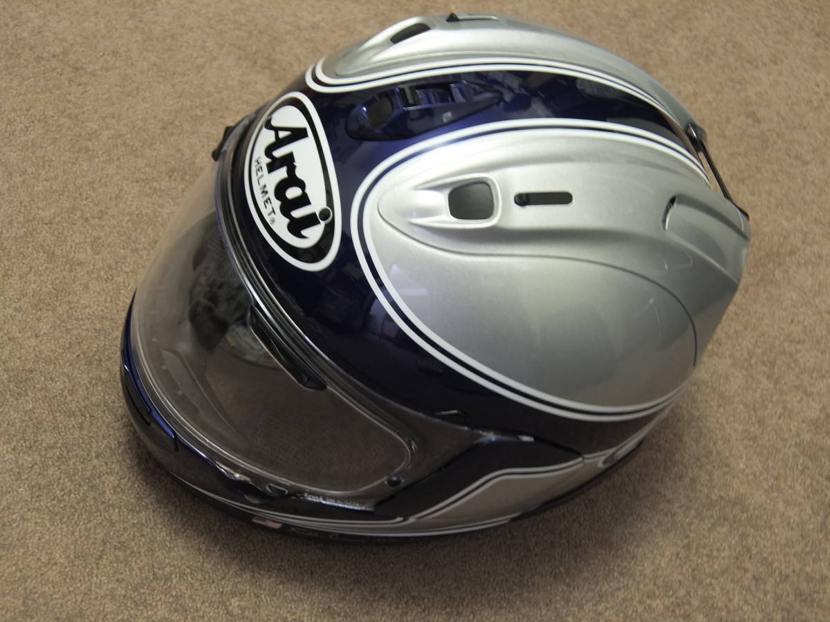 アライヘルメット RX-7X スペンサー 40th SILVER Mサイズ(57-58)【中古