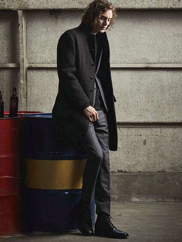 LOUNGE LIZARD / ラウンジリザード】メルトン ダッフルコート LOUNGE