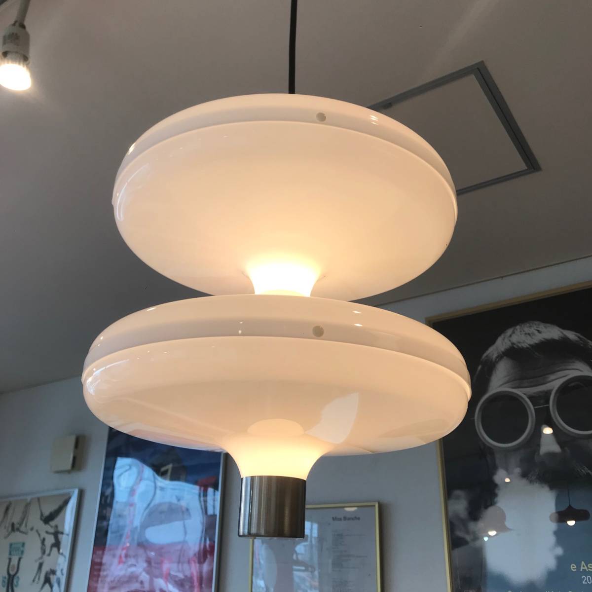 廃盤E&Y MAXRAY マックスレイ LOW YO YO 2連 吊り照明 廃盤E&Y MAXRAY