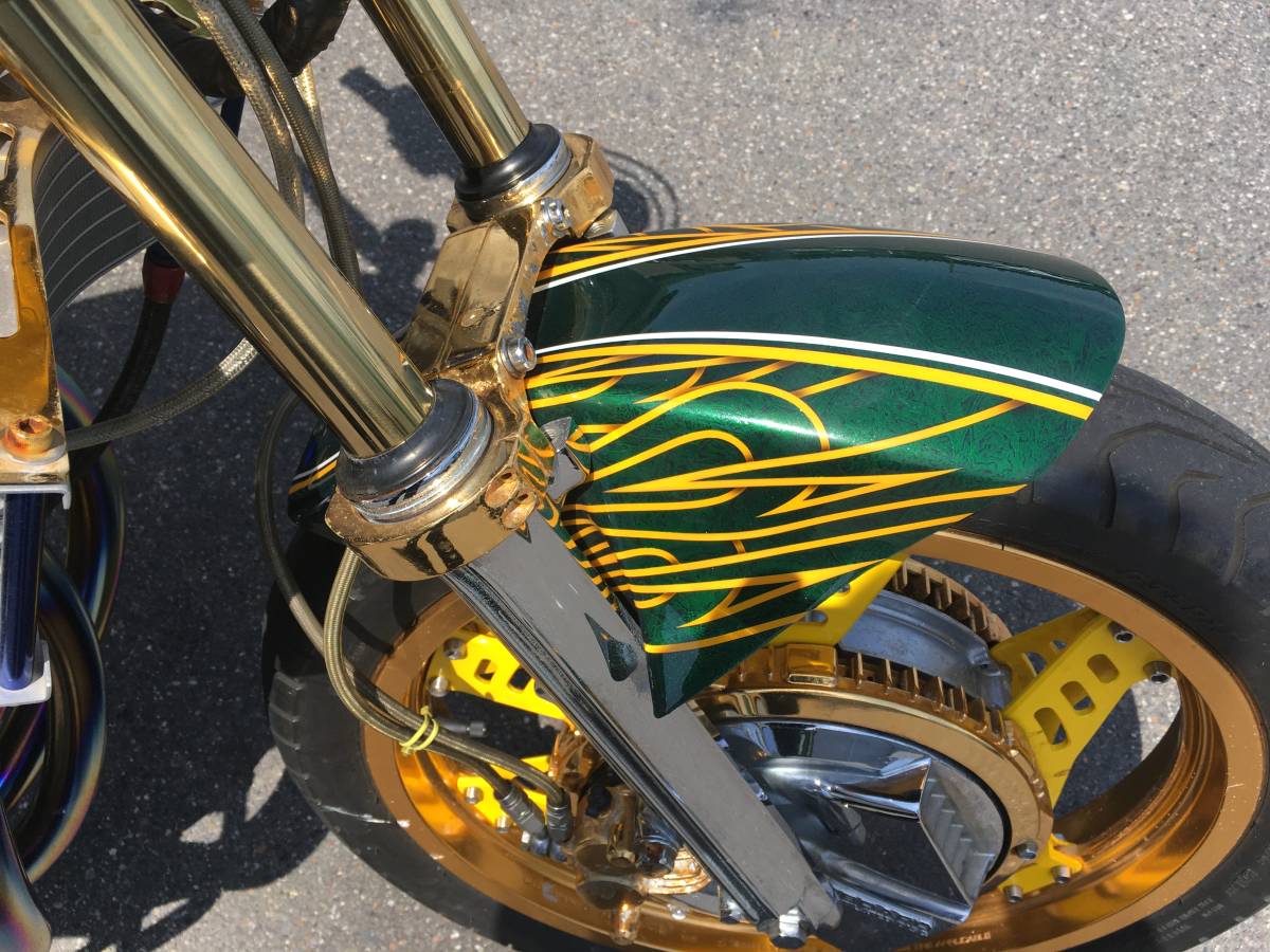 ホンダ CBX400F 外装セット ウッドアイペイント作品 コキズあります