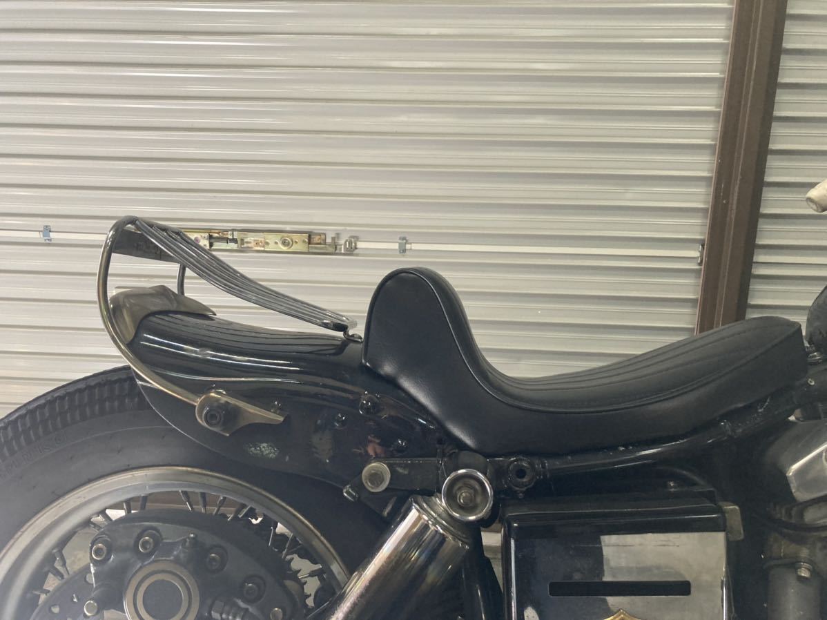 1000円スタート！ショベル4速フレーム用リアフェンダー、ブルードット