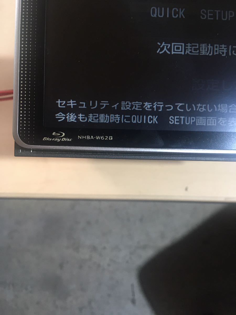 トヨタ純正ナビ NHBA-W62G HDD Blu-ray 08545-00V31の落札情報詳細