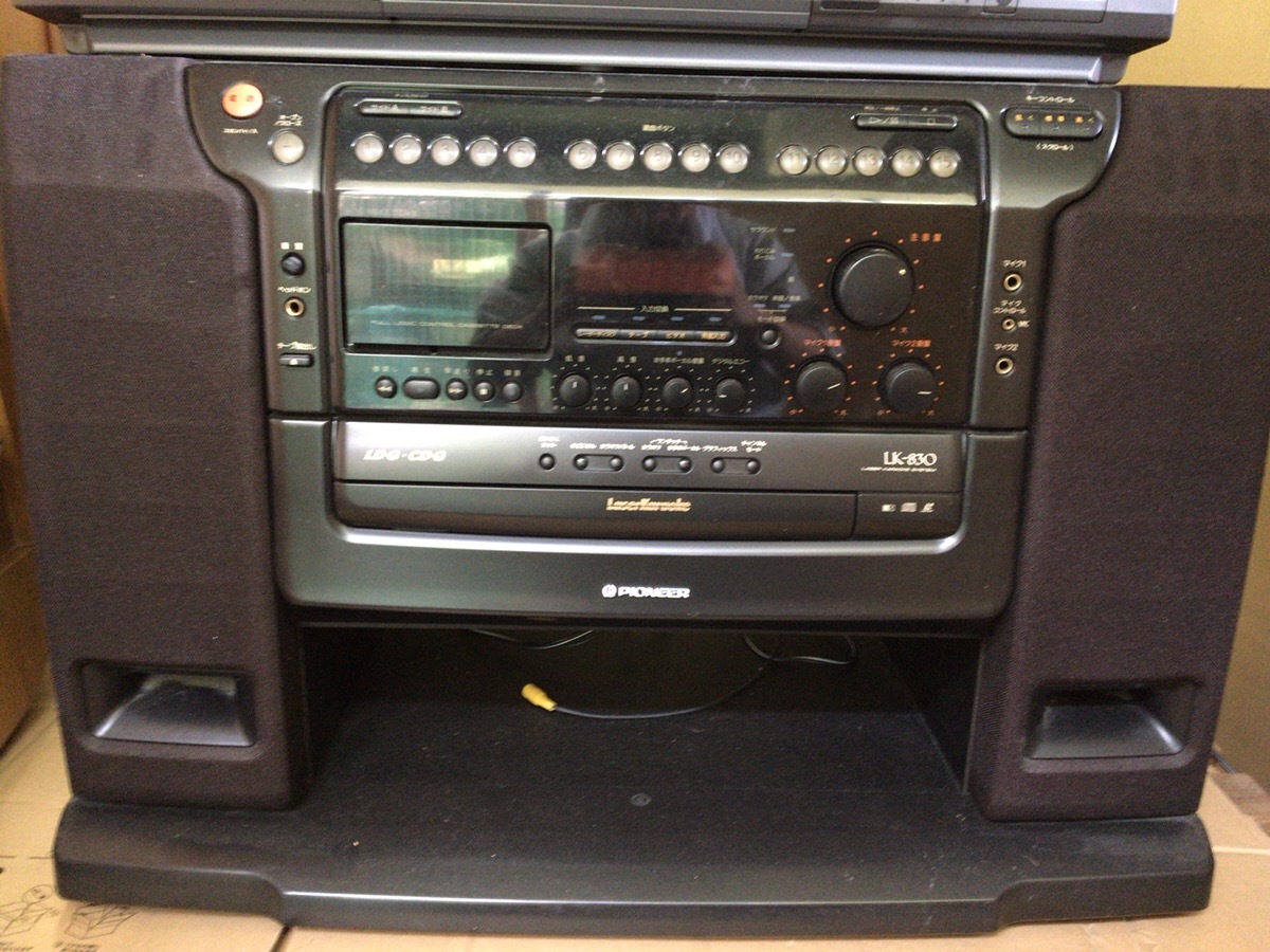 中古】PIONEER パイオニア 高性能 LD/CD/カセット/レーザーカラオケ LK