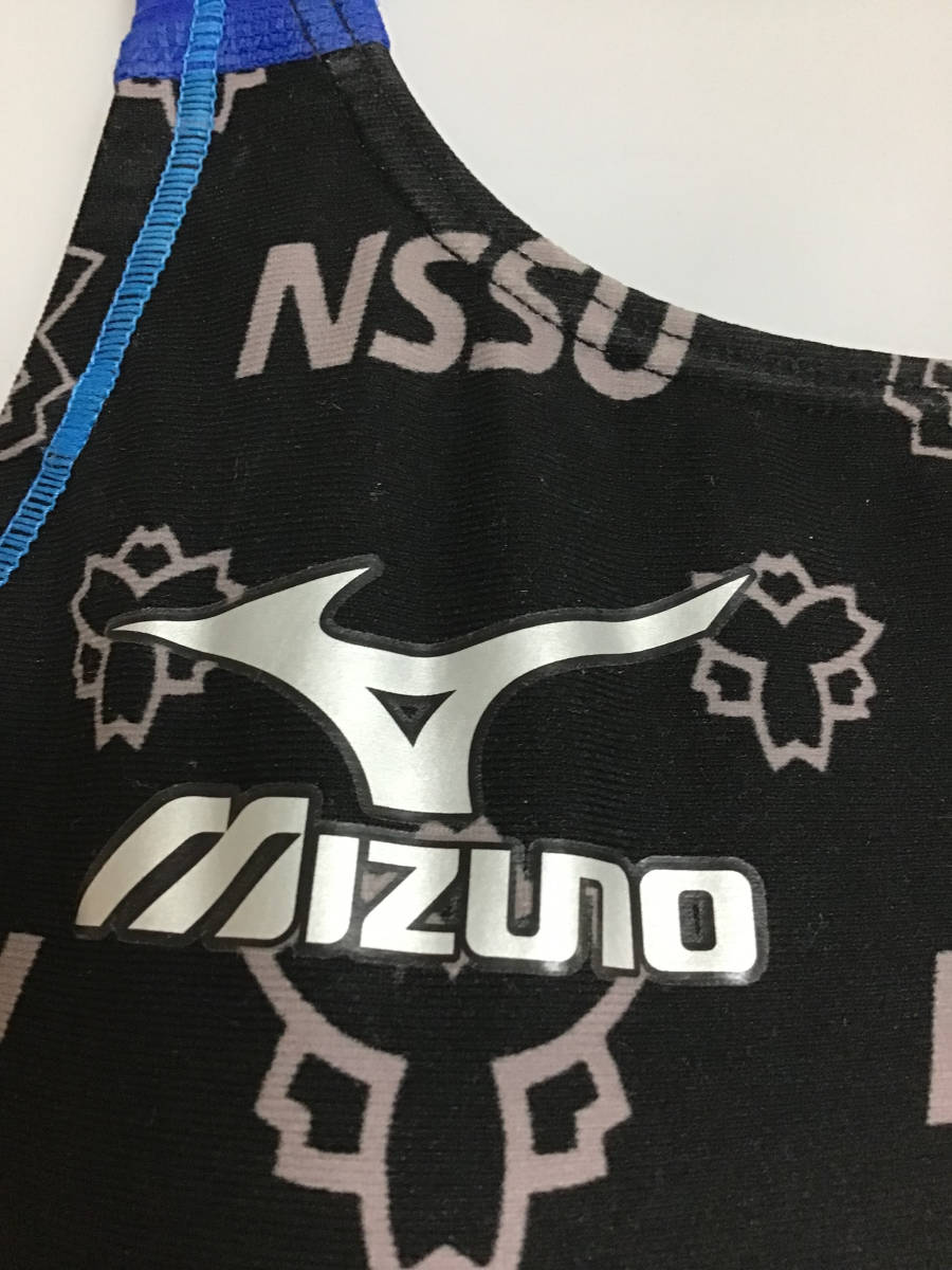 NSSUロゴ入りスポーツ水着 ブラック NSSUロゴ入りスポーツ水着