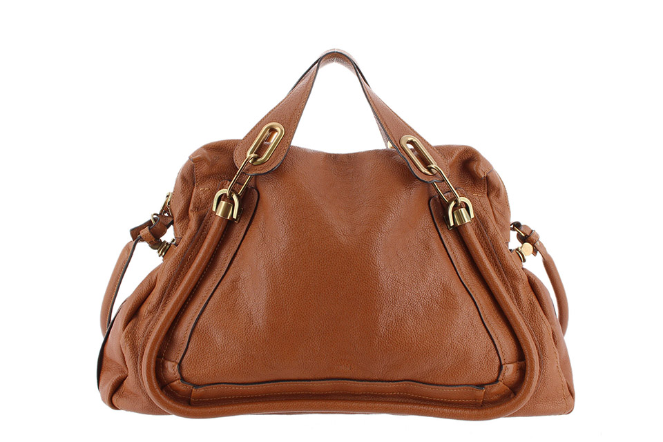 パラティ 2WAYショルダーバッグ ラージ レザー ブラウン ゴールド金具