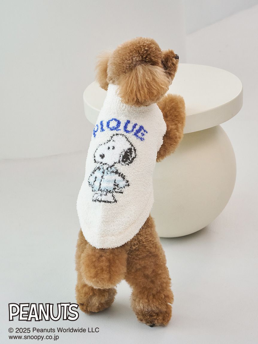 PEANUTS】【CAT&DOG】オリジナルアート ジャガードプルオーバー(ウェア