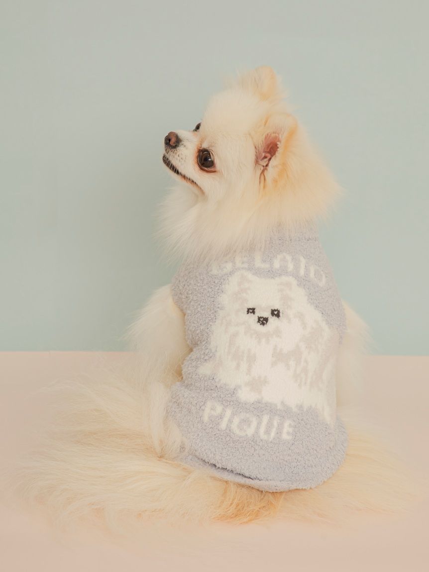 CAT&DOG】ポメラニアジャガードプルーバー(ウェア)｜ルームウェア