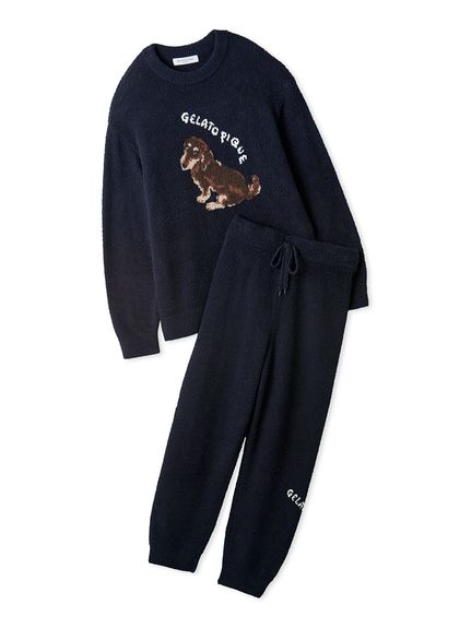 ONLINE限定】【HOMME】 DOG ジャガードプルオーバー&ロングパンツ