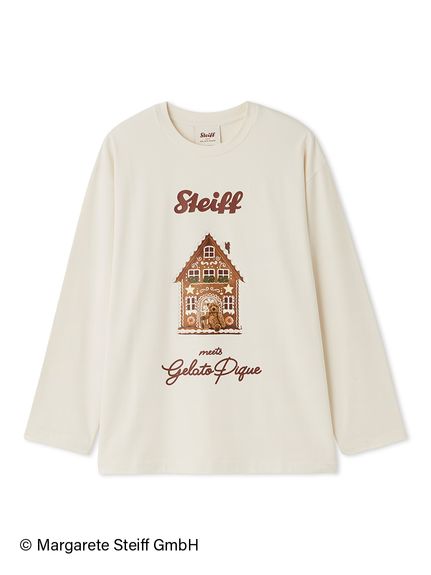 Steiff】ワンポイントロンT(カットソー・Tシャツ)｜ルームウェア